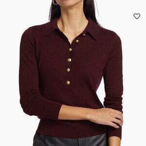 L'AGENCE

Sterling Spread-Collar Sweater